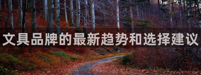 九游会体育竞猜：文具品牌的最新趋势和选择