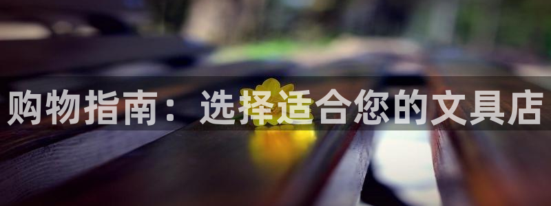 九游超玩会：购物指南：选择适合您的文具店