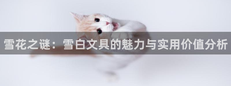 九游会街机：雪花之谜：雪白文具的魅力与实