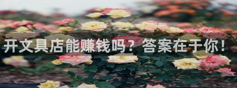 aj九游会登录：开文具店能赚钱吗？答案在